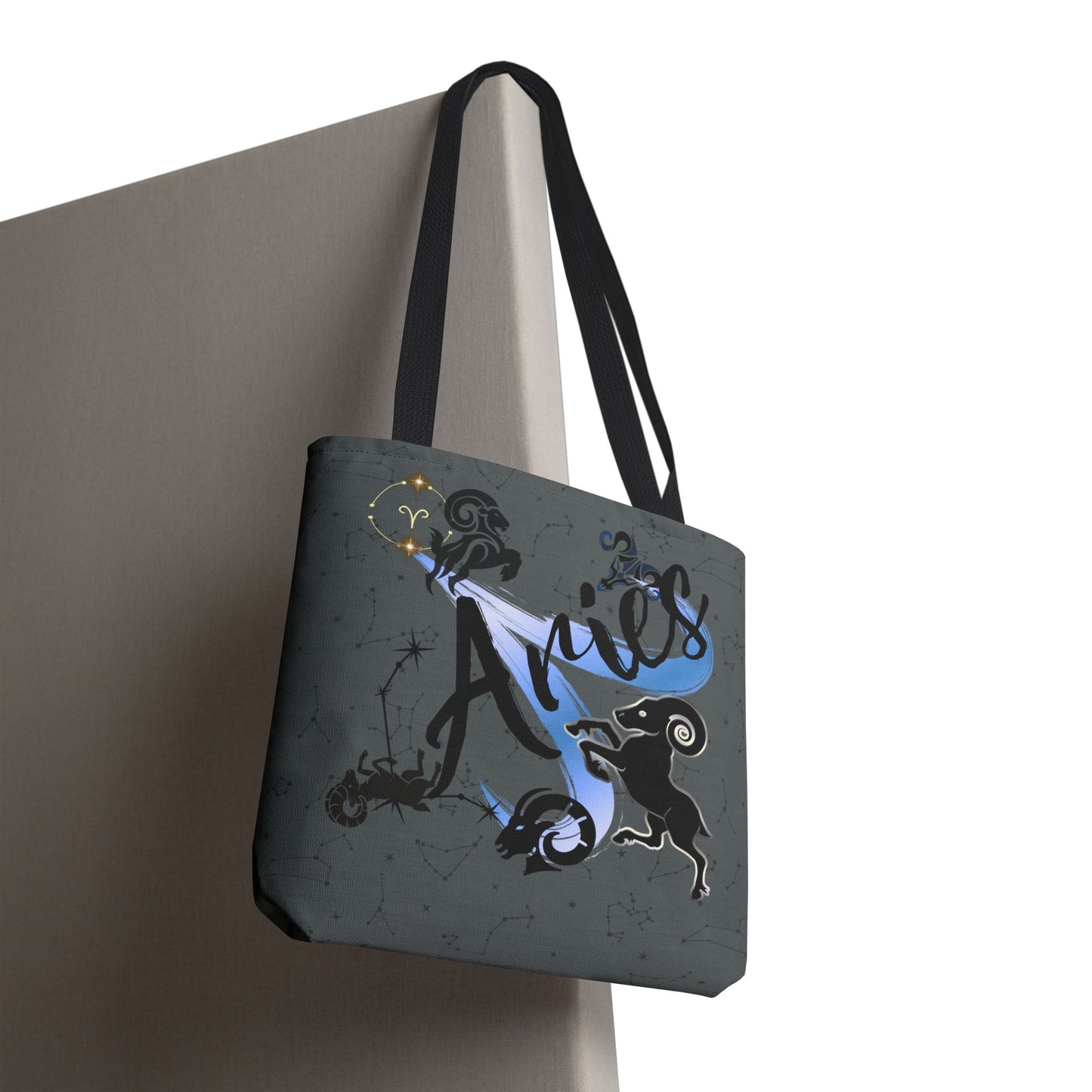 Aries Zodiac Tote Bag — Mystic Astrology Collection