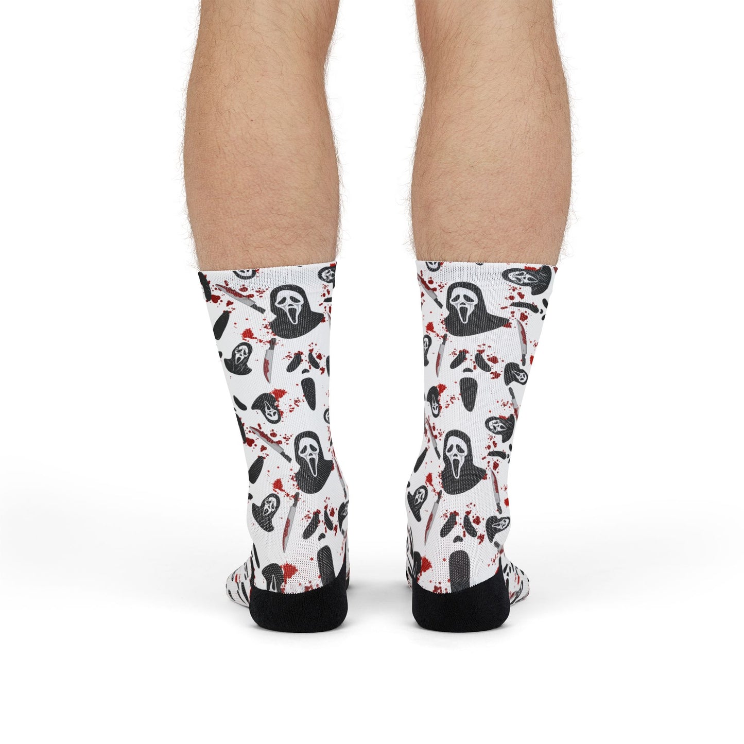 Horror Socks | Have a Good Scream | Recycled Poly Socks | Cozy and Scary