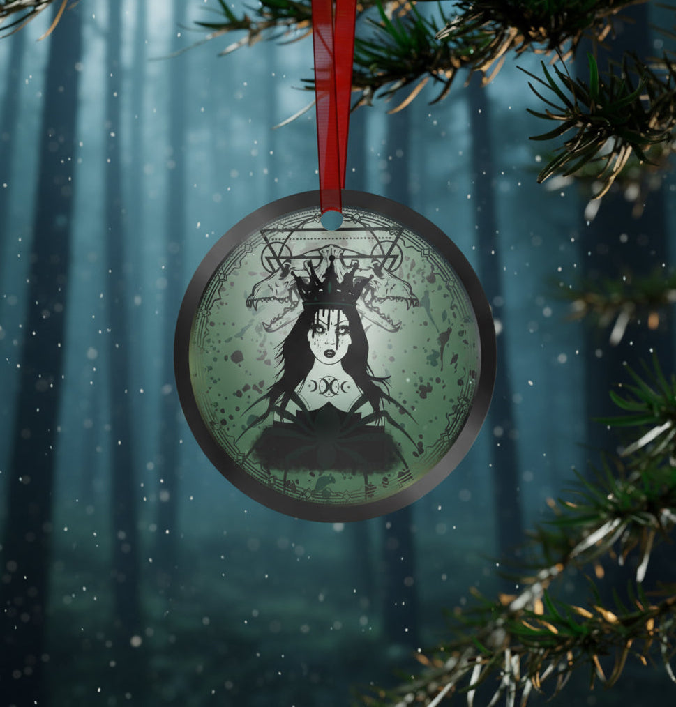 Deep Forest Lady | Metal Ornaments (1pc)