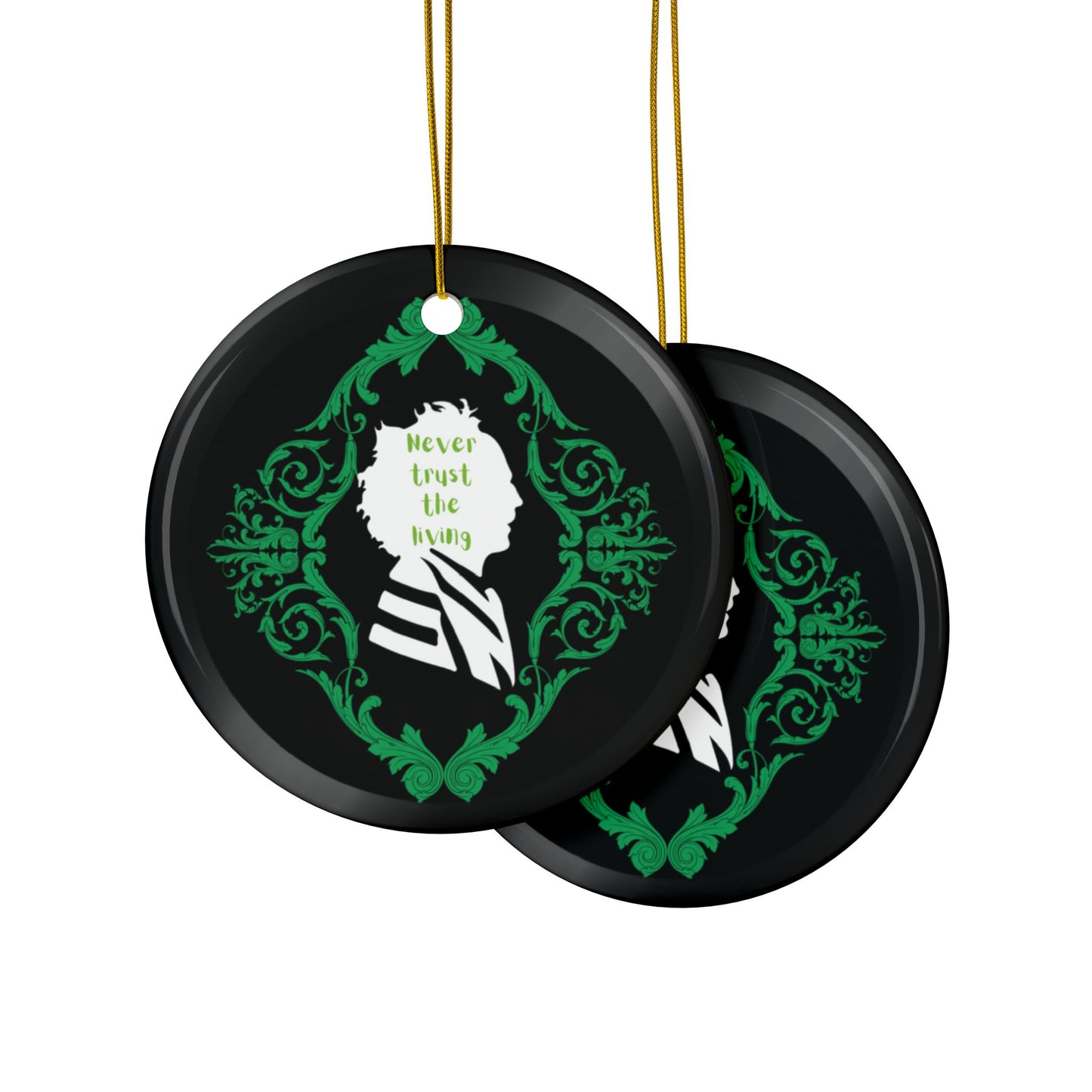 Mr. B. Juice Beetlejuice | Never Trust the Living | Heirloom Ceramic Ornaments (1pc, 3pcs, 5pcs, 10pcs)