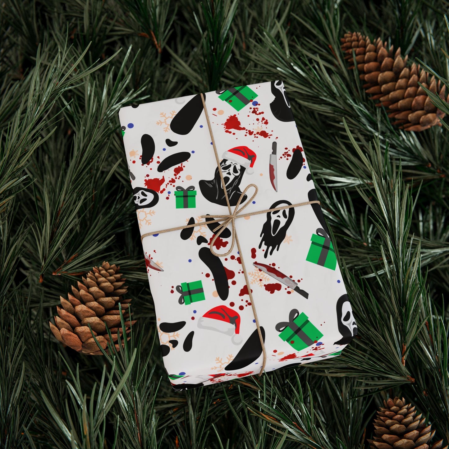 Horror Holidays (White) | Nightmare Holiday | Wrapping Paper