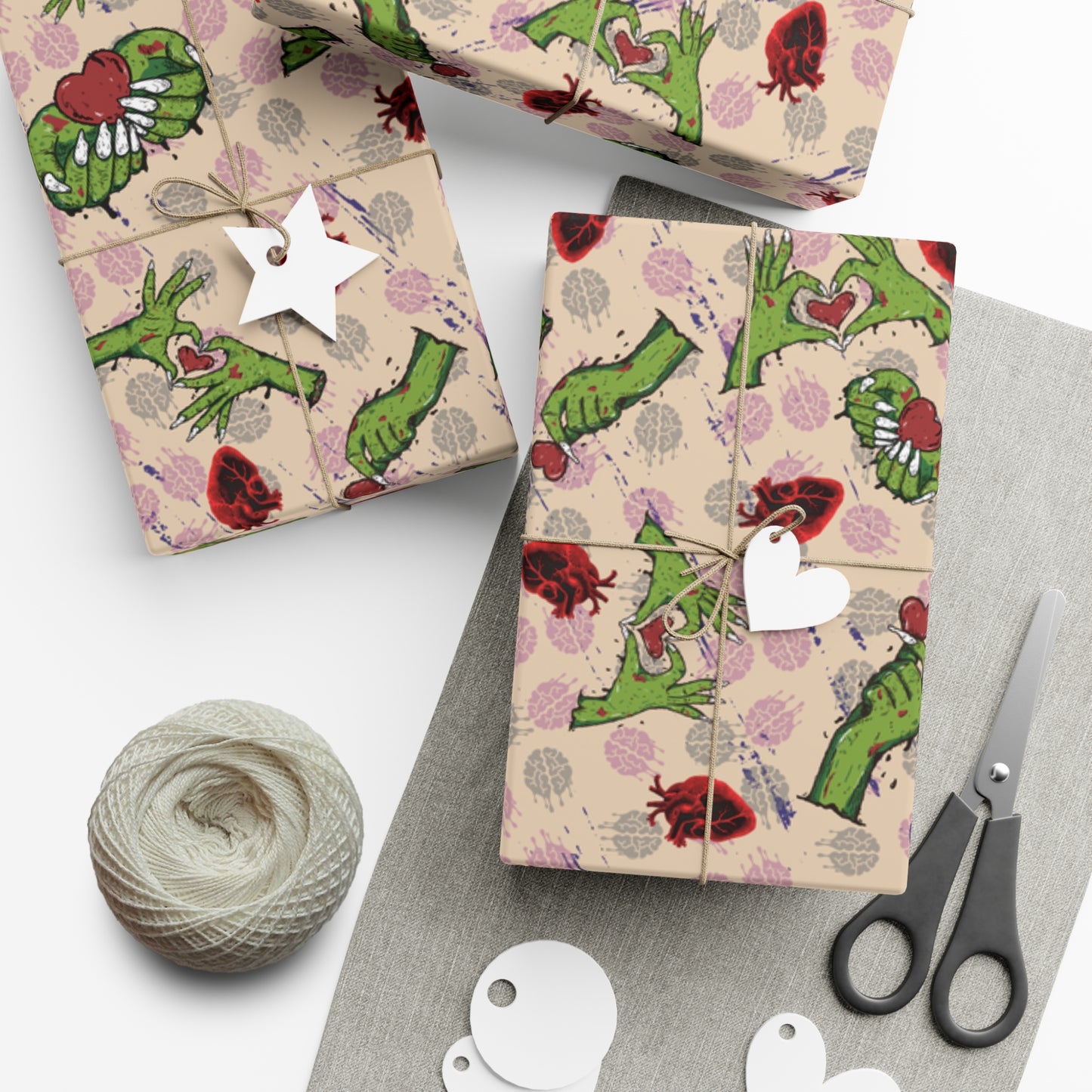 Undead Love (Flesh) Gift Wrap Papers