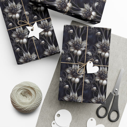 Shadow Florals | Night Garden | Wrapping Papers