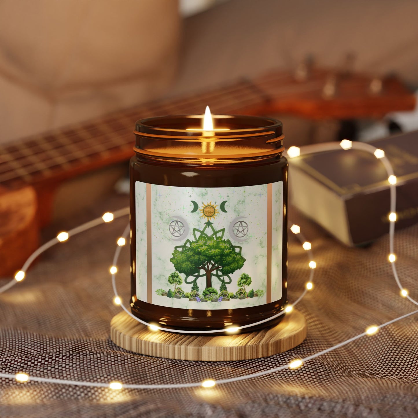Great Tree | Summer Solstice | Scented Soy Candle (Amber Jar)