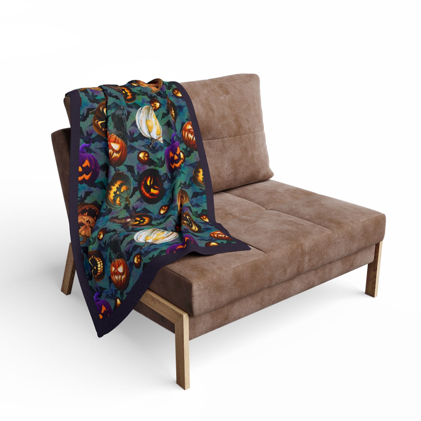 Scary Jacks | Spooky Hallows | Velveteen Microfiber Blanket