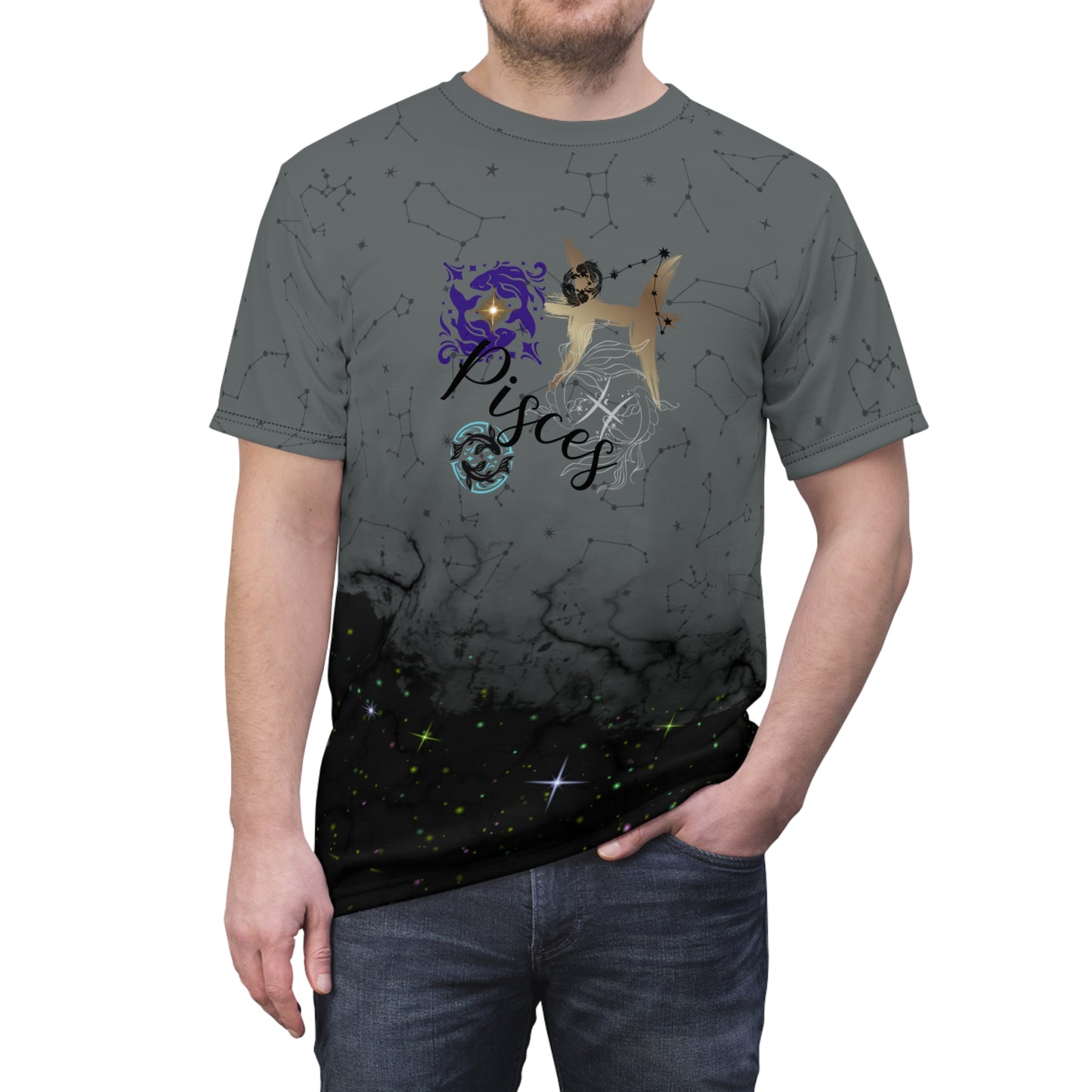Pisces Zodiac Constellation TShirt | What's Your Sign | Mystic Astrology Tee