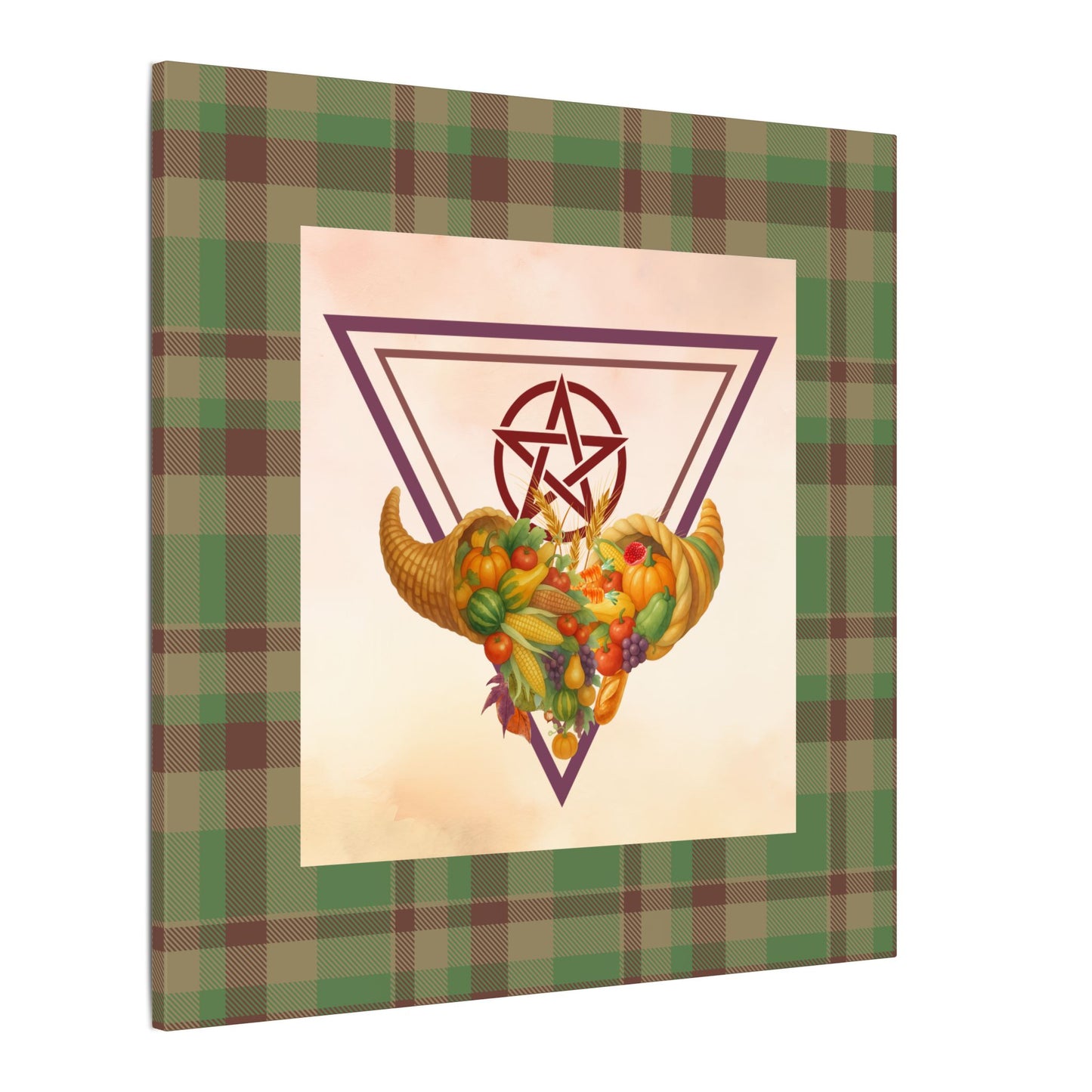 Harvest | Fall Equinox | The Bountiful Harvest Cornucopia on Stretched Canvas