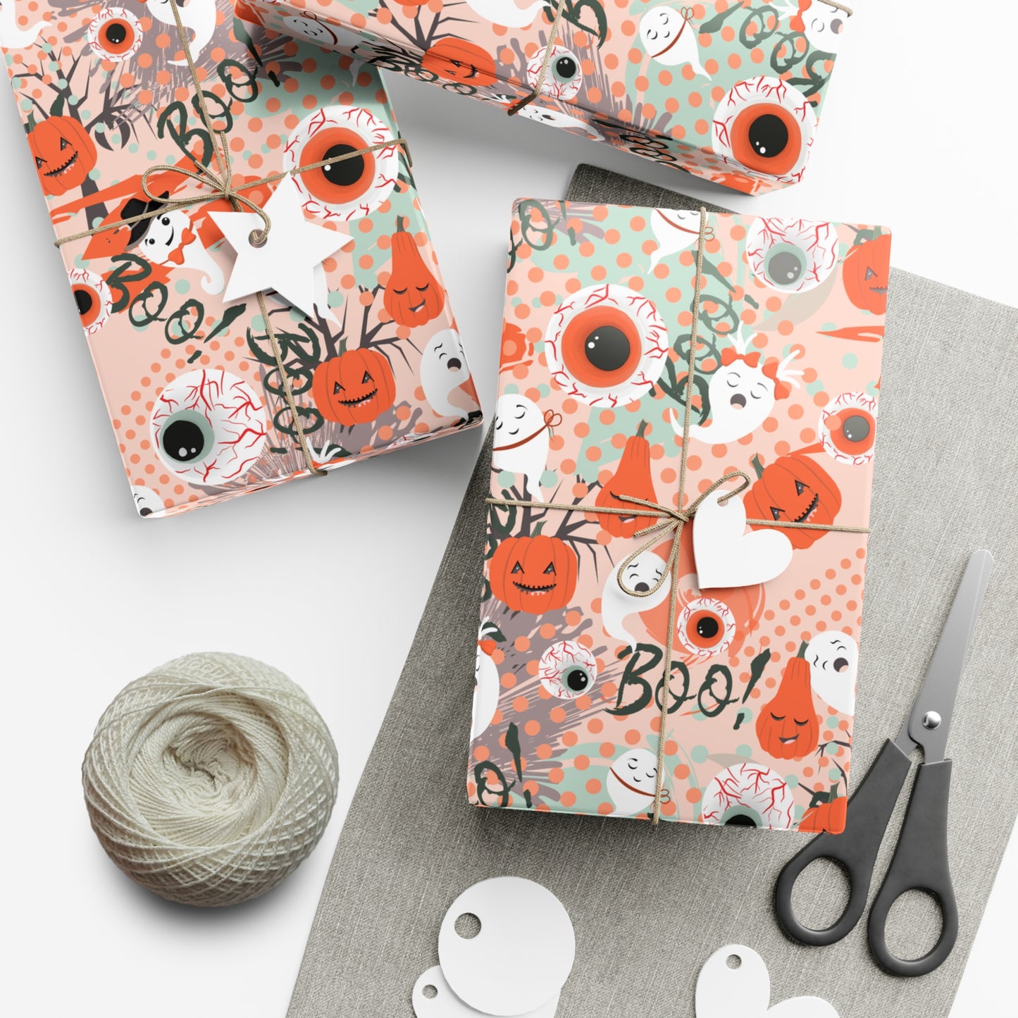 Boos and Ghouls | Creepy Party | Gift Wrap Papers