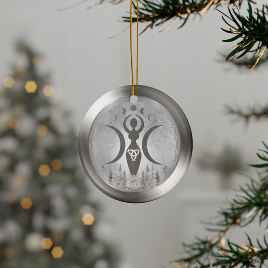 Winter Mother | Yule Solstice | Heirloom Ceramic Ornaments (1pc, 3pcs, 5pcs, 10pcs)