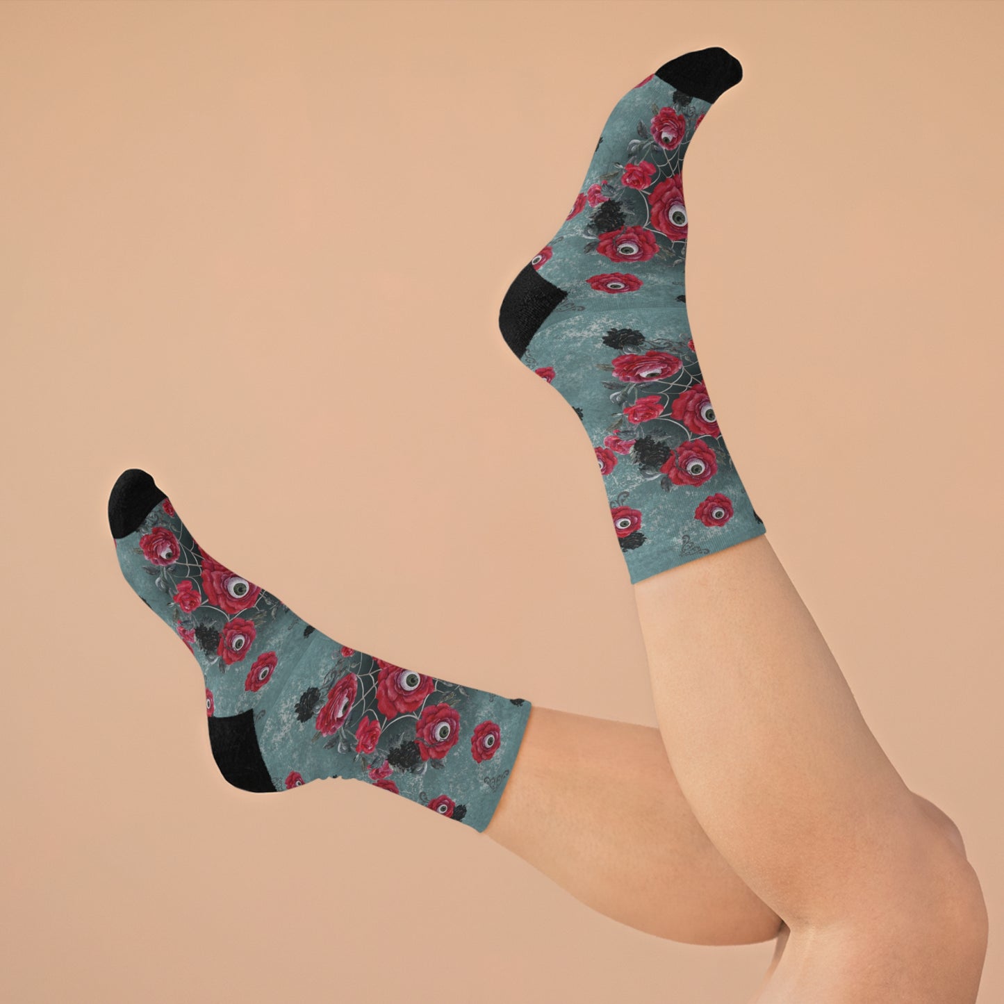 Ocular Floral | Recycled Poly Socks