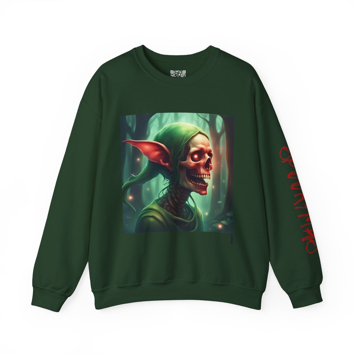 Terror Elf | Crewneck Sweatshirt - Cozy Ugly Holiday Pullover, Unisex Sweatshirt,