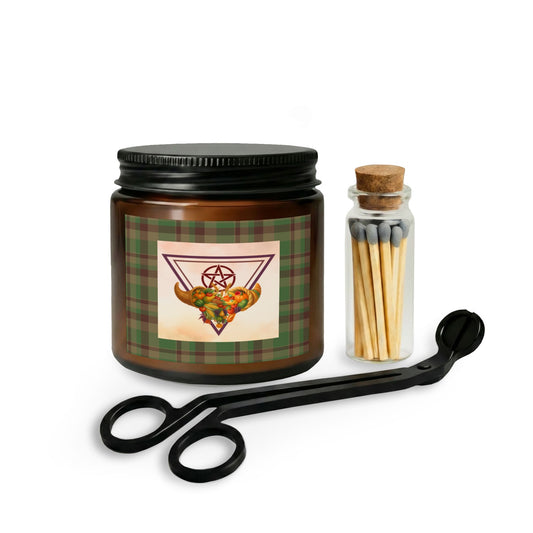Harvest | Fall Equinox | Scents of Autumn Soy Candle Set — Matches & Wick Trimmer (4 Scents)