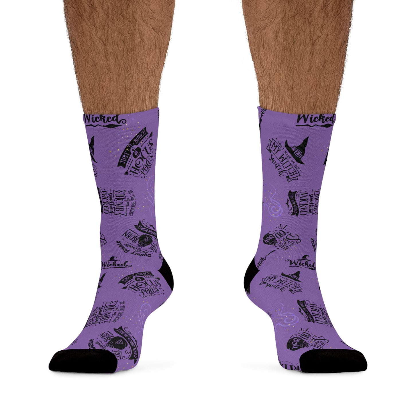 Witch Quotes Socks | Recycled Poly Socks | Fun and Positive Messages