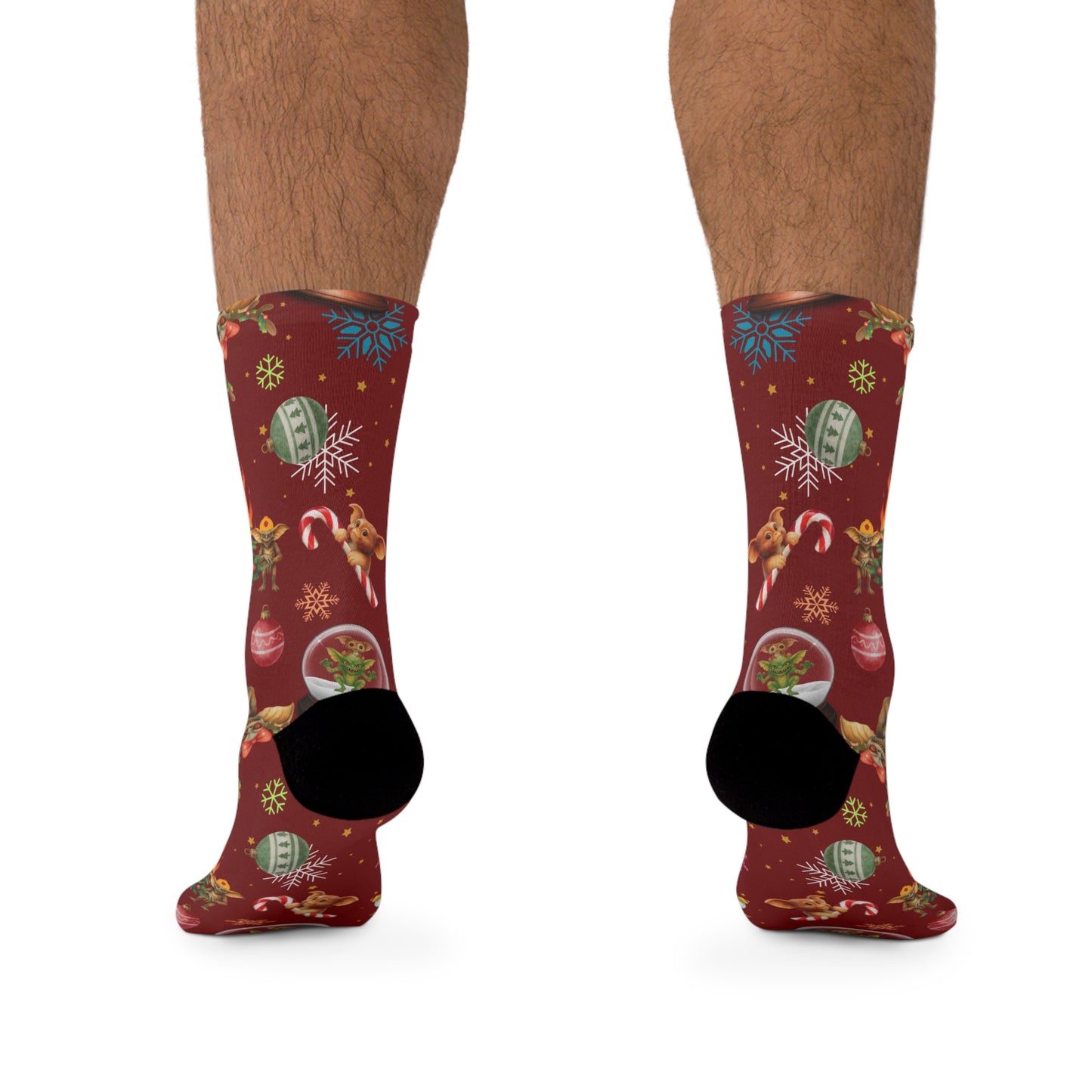 Horror Socks | Twisted Laffy XMas| Recycled Poly Socks | Cozy and Scary