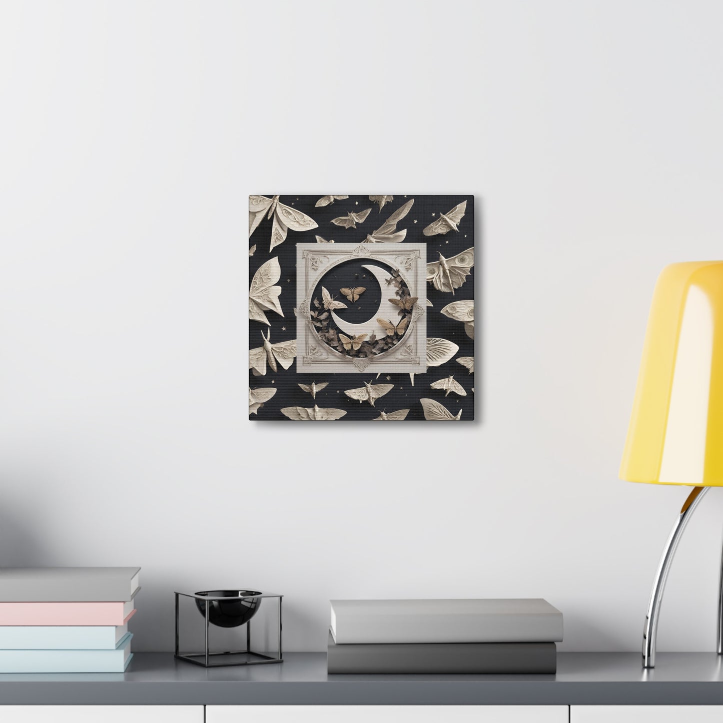 Moon Moths Canvas Gallery Wraps