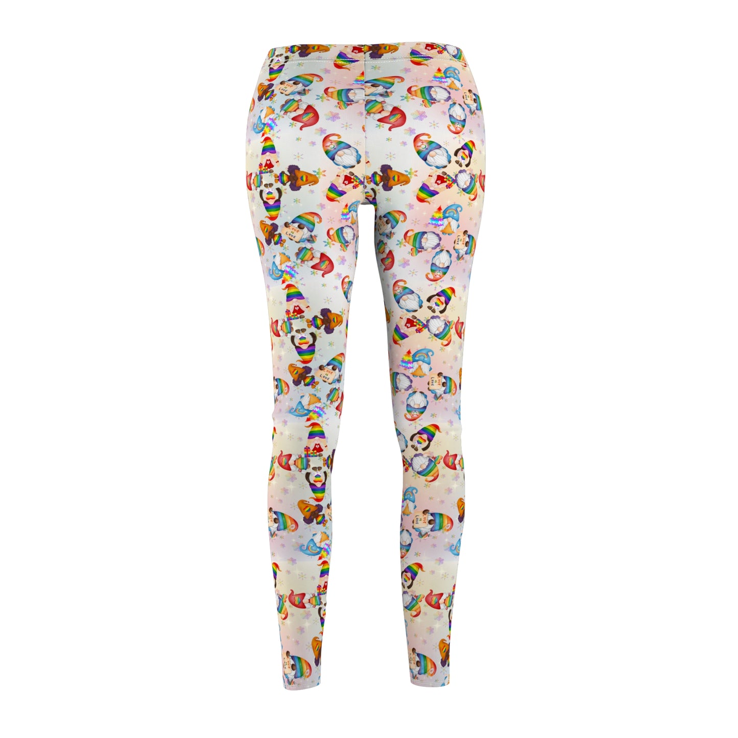 Pridemas Gnome All-Over Print Leggings — Holiday Casual Wear