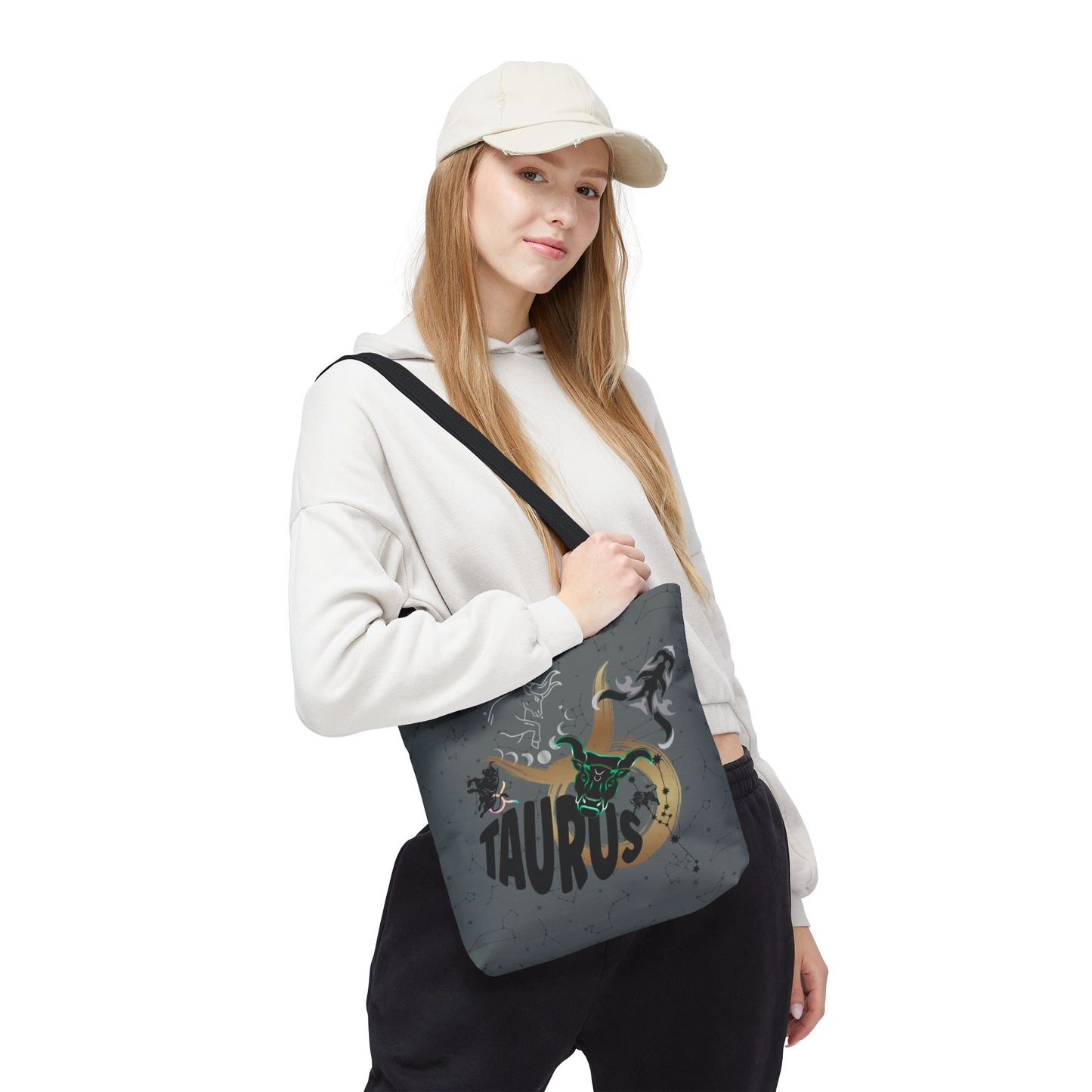 Taurus Zodiac Tote Bag — Mystic Astrology Collection