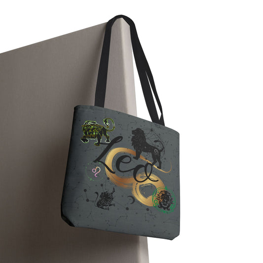 Leo Zodiac Tote Bag — Mystic Astrology Collection