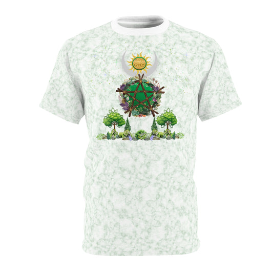 Midsummer Solstice TShirt | All-Over Print | Pagan Summer Wear