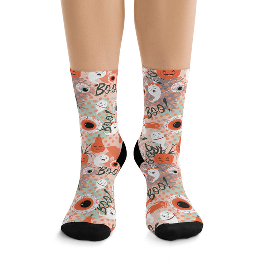 Boos and Ghouls | Creepy Party | Recycled Poly Socks