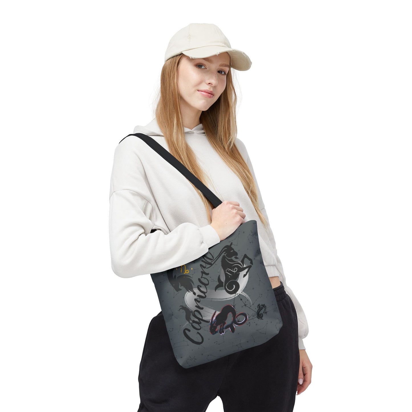 Capricorn Zodiac Tote Bag — Mystic Astrology Collection