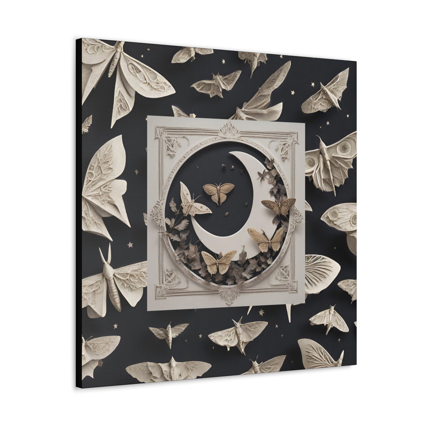 Moon Moths Canvas Gallery Wraps