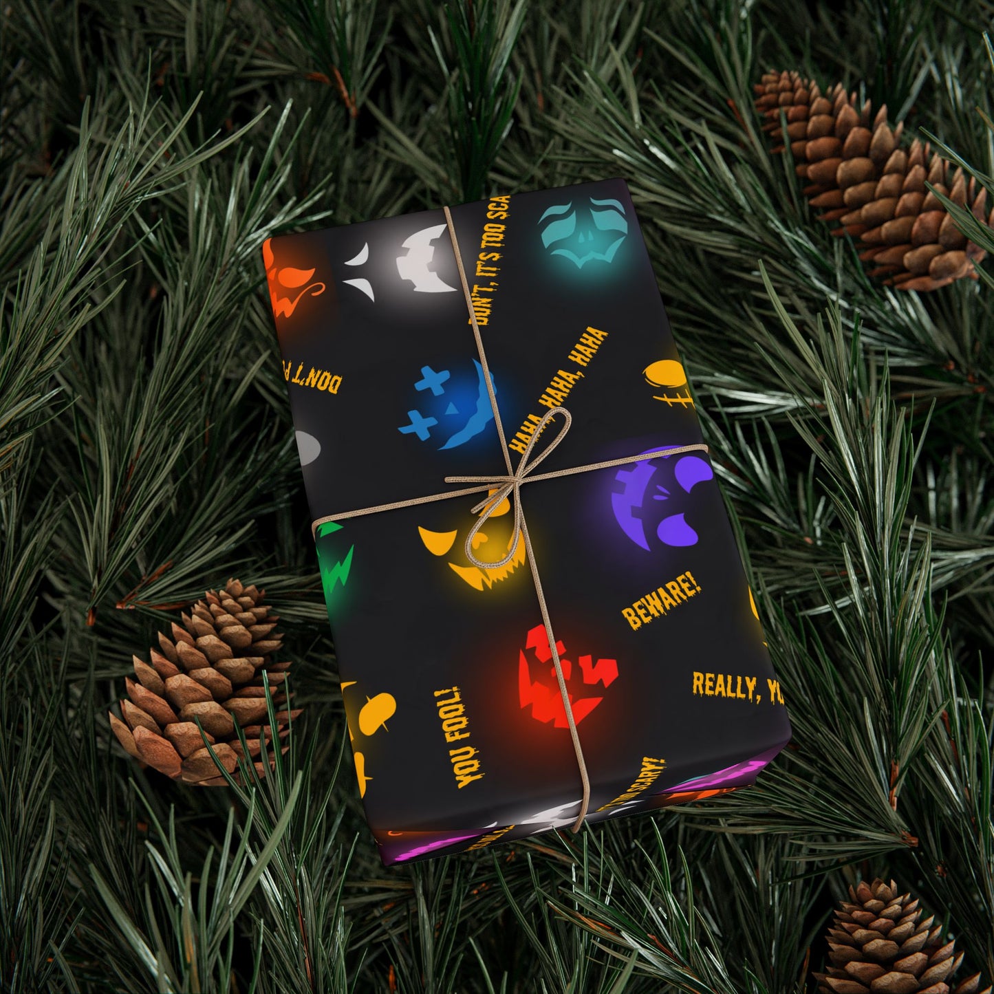 Be Warned | Spooky Lights | Gift Wrap Papers