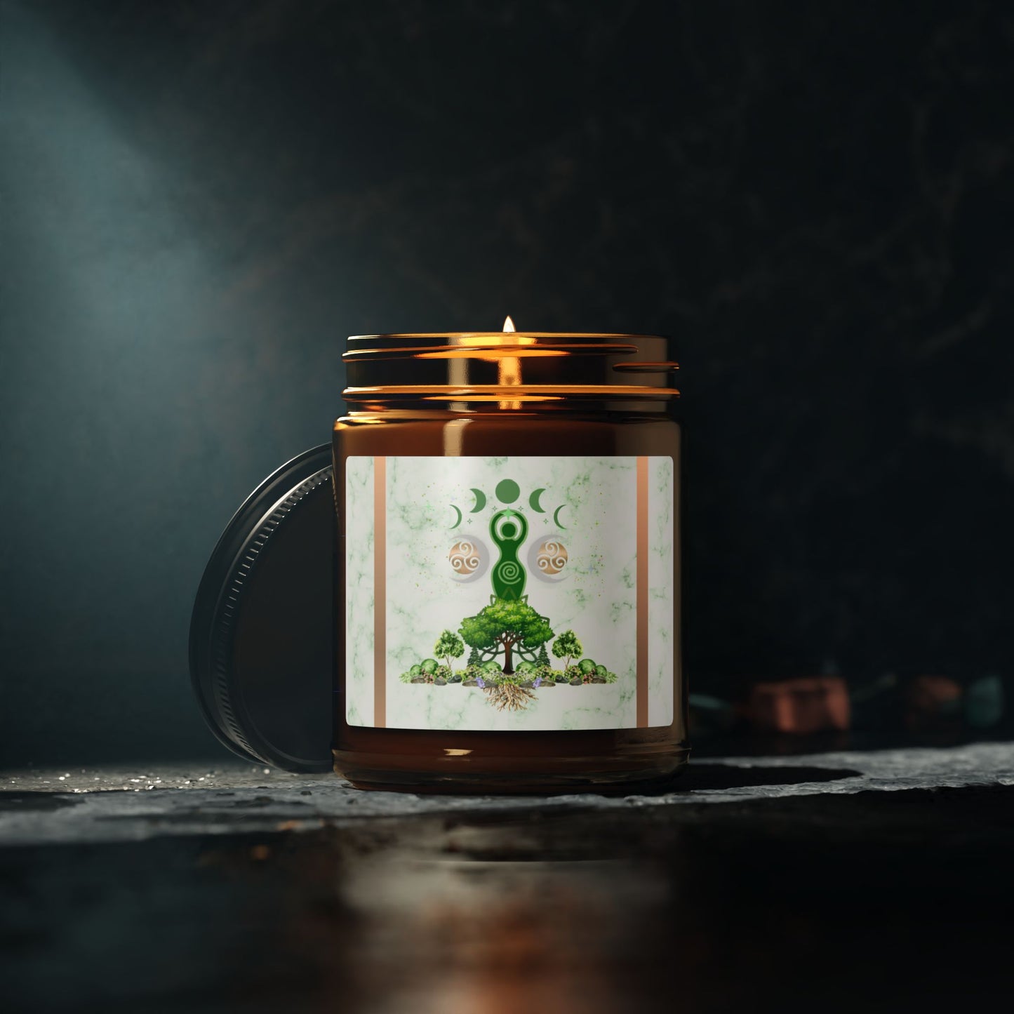 Mother Nature | Summer Solstice | Scented Soy Candle (Amber Jar)