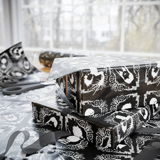 Wrapping Papers | Goth Dreams, Tim Burton Inspired, Gothic Gift Wrap Papers