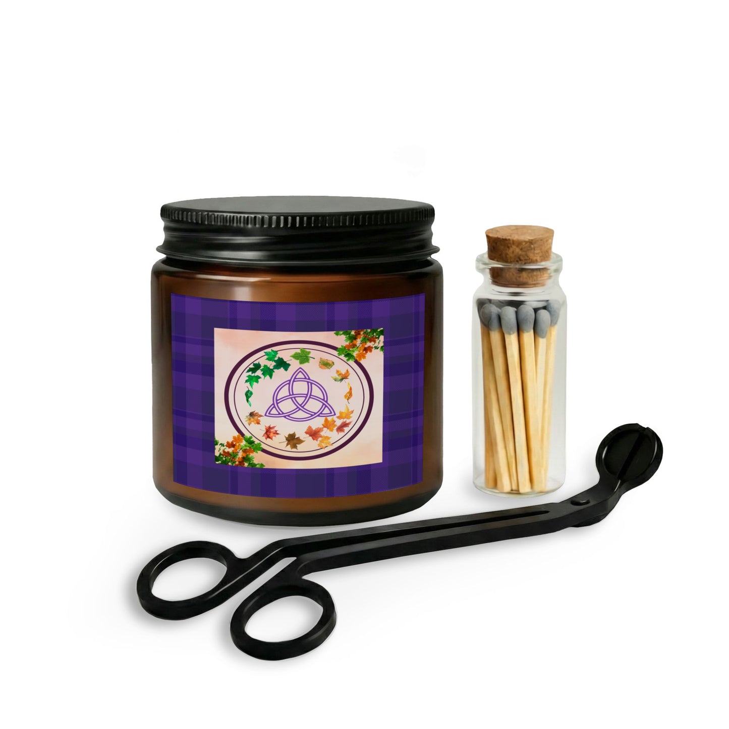 Transition | Fall Equinox | Autumn Trinity Candle Set | Matches and Wick Trimmer (4 Scents)