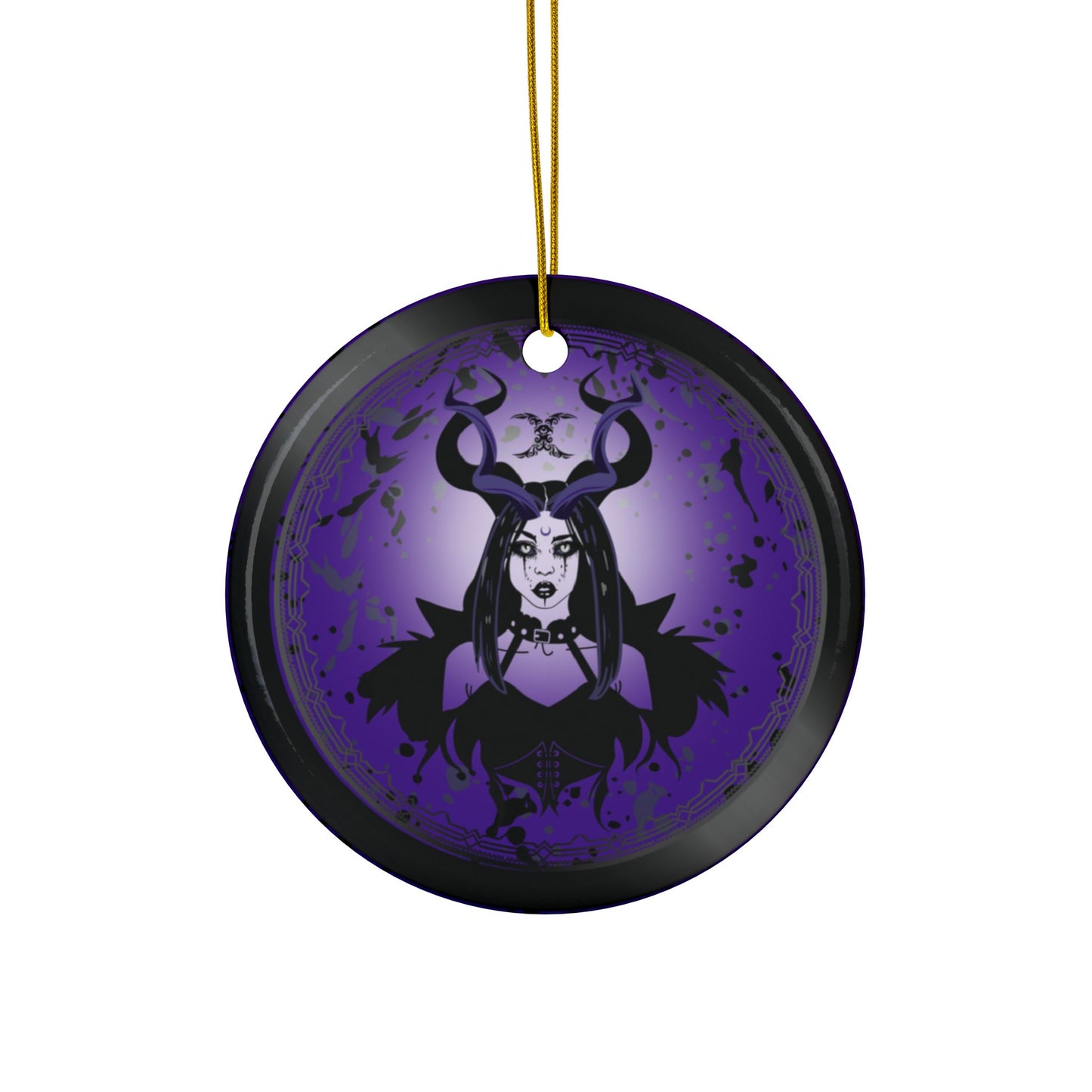 Midnight Lady | Heirloom Ceramic Ornament (1pc, 3pcs, 5pcs, 10pcs)