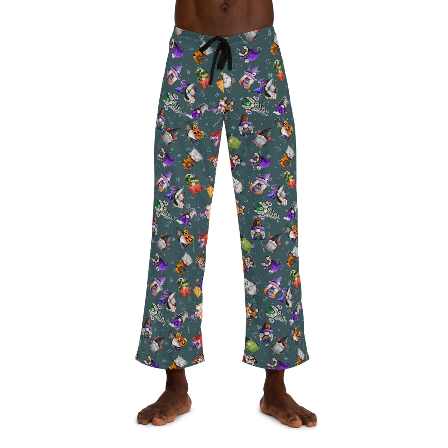 Gnome-o-ween | Men's Pajama Pants - Cozy Halloween Sleepwear