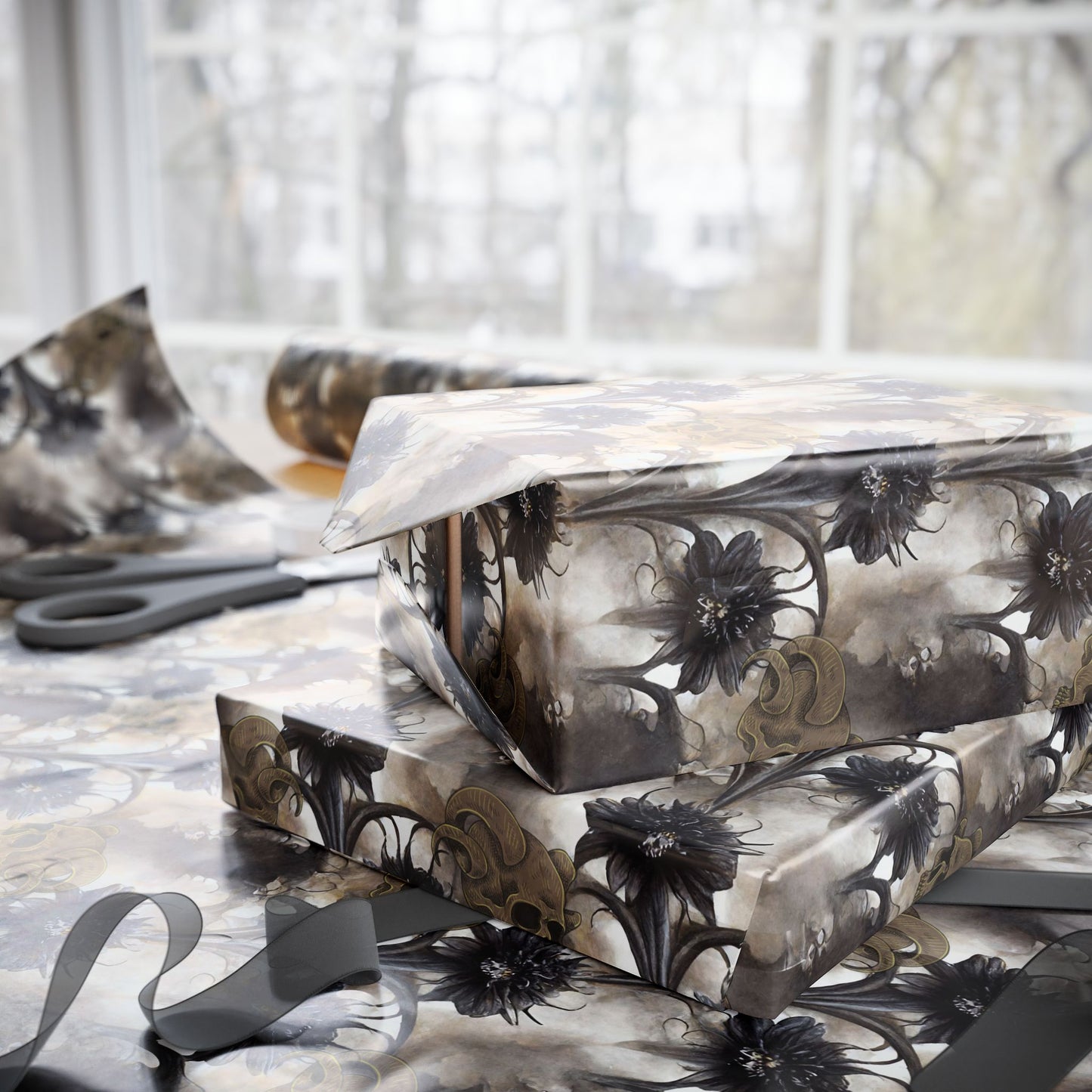 Mist Noir | Night Garden | Gift Wrap Papers