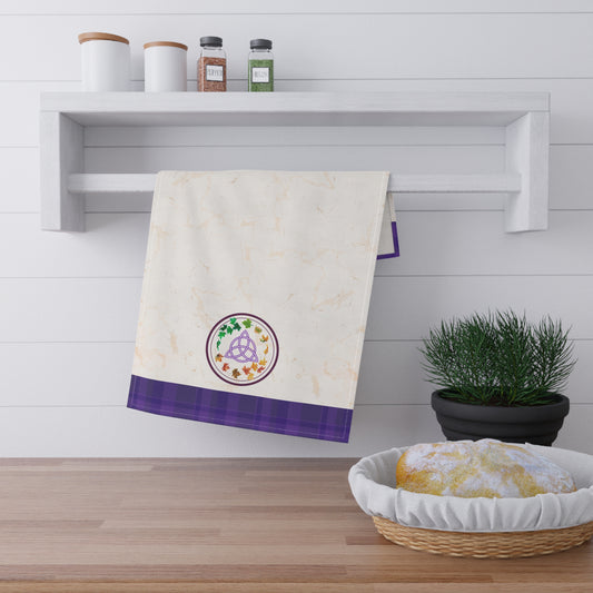 Transition | Fall Equinox | Autumn Plaid Tea Towel