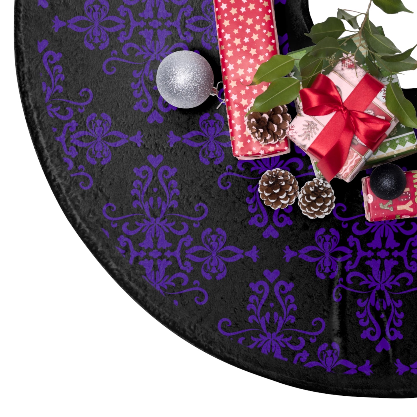 Midnight Lace | Purple | Tree Skirt