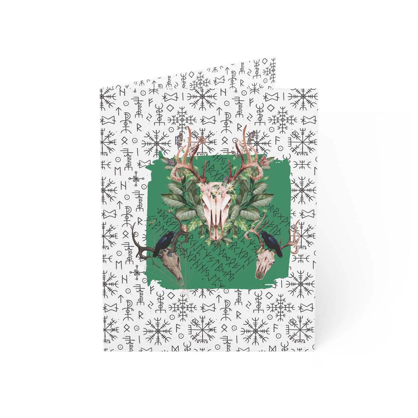 Viking Runes Greeting Cards |  (1, 10 pcs)