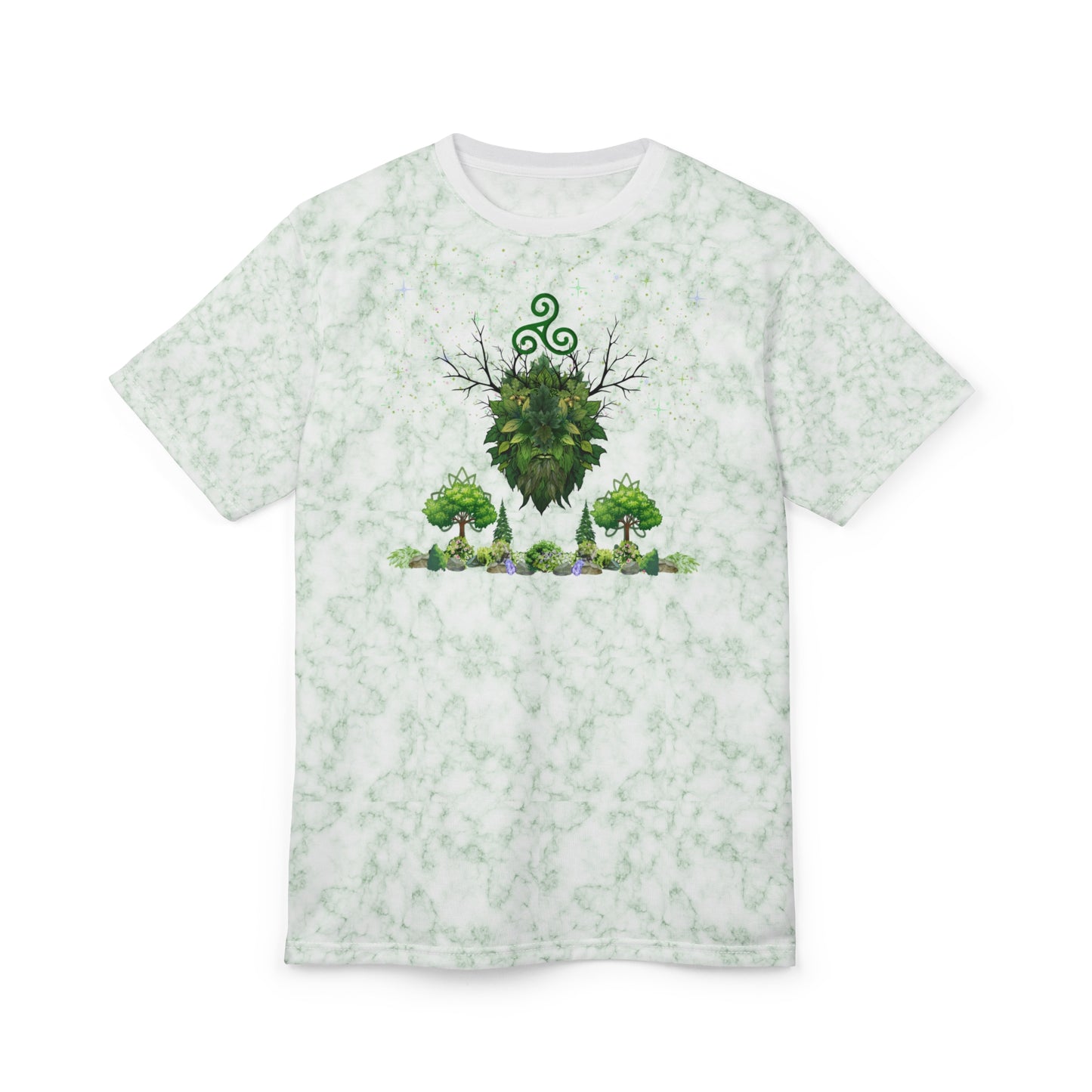 Green Man Solstice TShirt | All - Over Print | Pagan Summer Wear