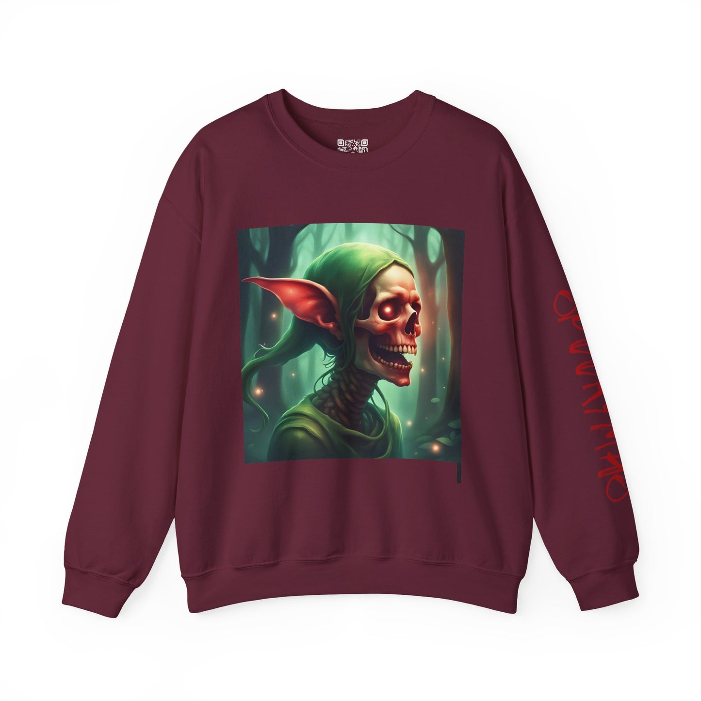 Terror Elf | Crewneck Sweatshirt - Cozy Ugly Holiday Pullover, Unisex Sweatshirt,