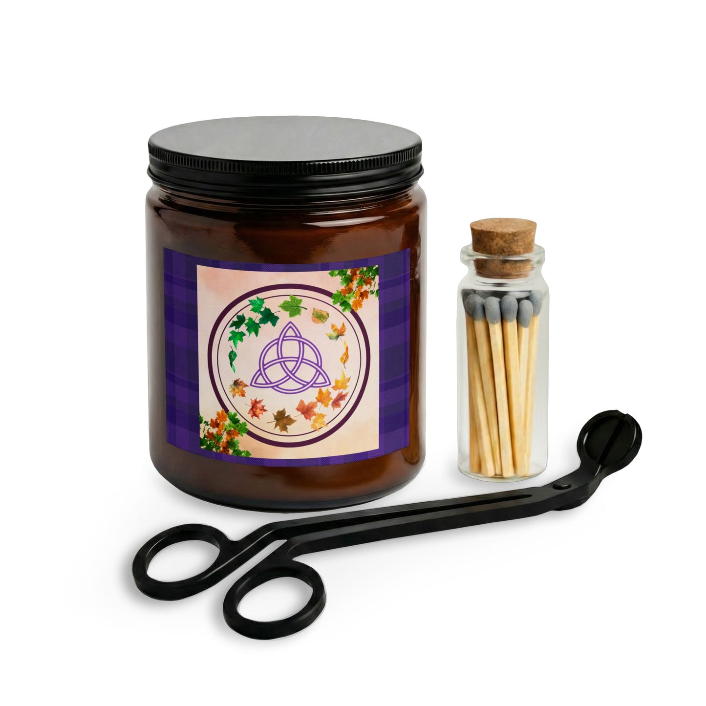 Transition | Fall Equinox | Autumn Trinity Candle Set | Matches and Wick Trimmer (4 Scents)