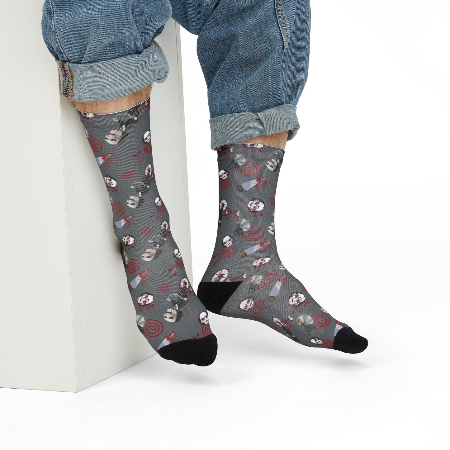 Horror Socks | Piggy Bake | Recycled Poly Socks | Cozy and Scary