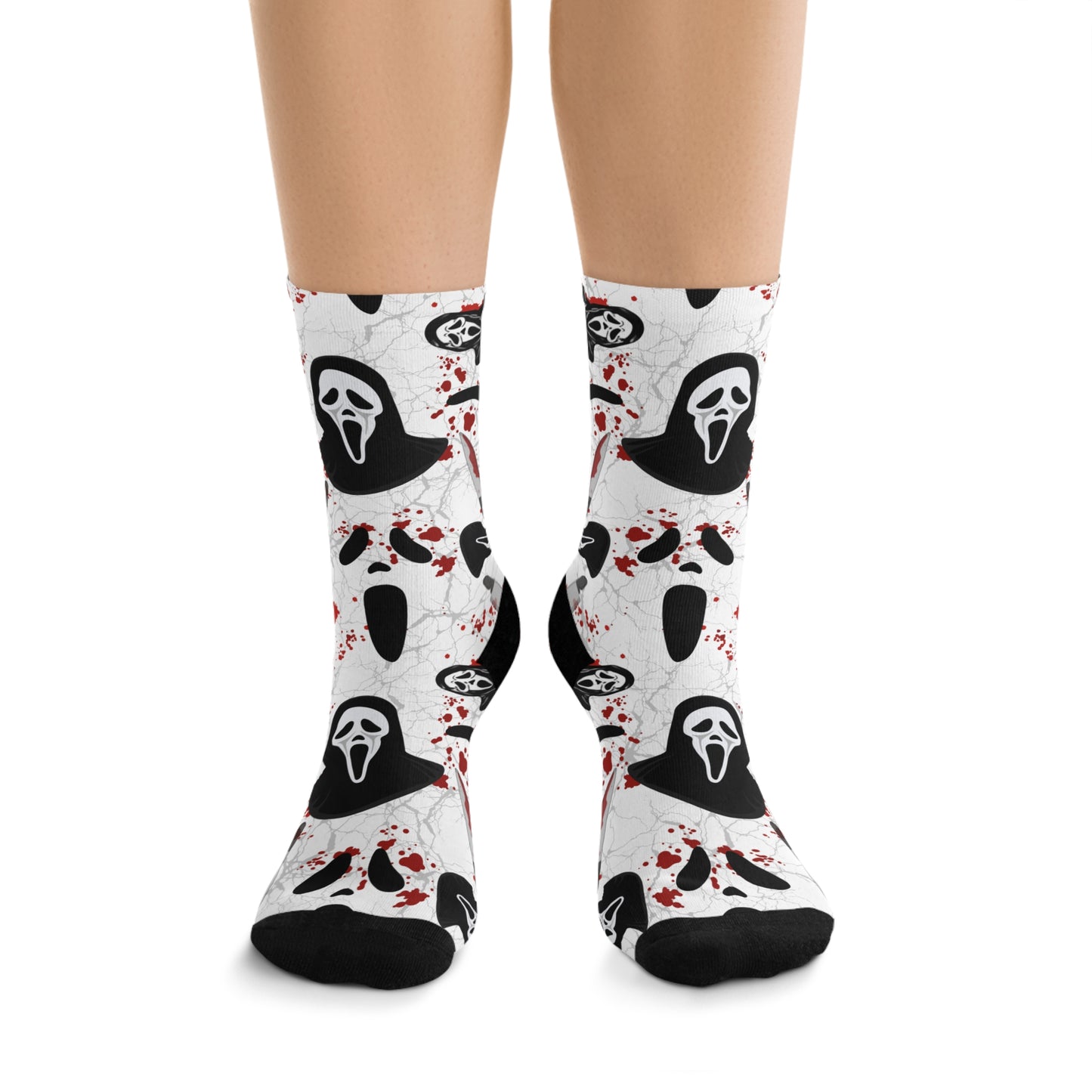 Horror Socks | Have a Good Scream | Recycled Poly Socks | Cozy and Scary