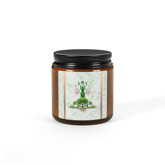 Mother Nature | Summer Solstice | Scented Soy Candle (Amber Jar)