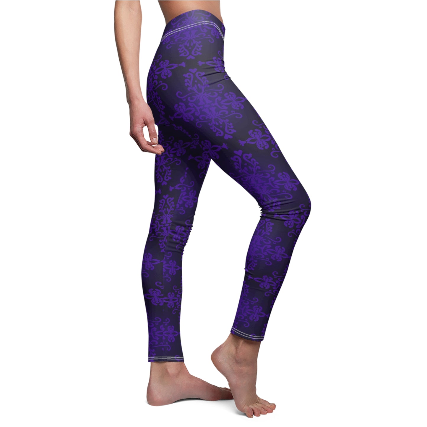 Nightmare Casualties | Midnight Purple | All Over Print Women's Casual Gothic Wear