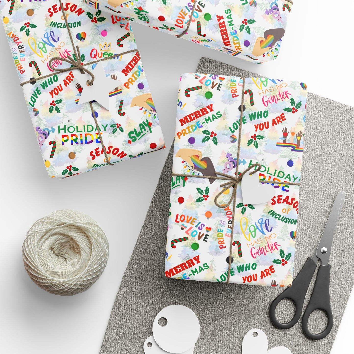 Holiday Pride | Community Pride | Gift Wrap Papers
