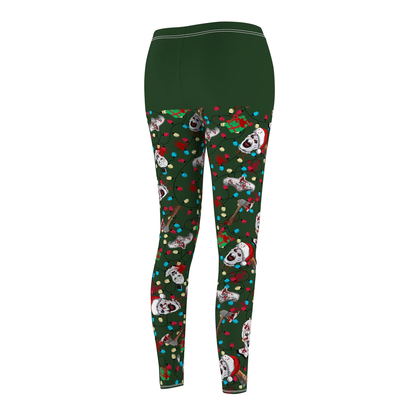 Horror Nightmare Leggings | Terror Santa | All-Over Print Women's Casual Bottoms