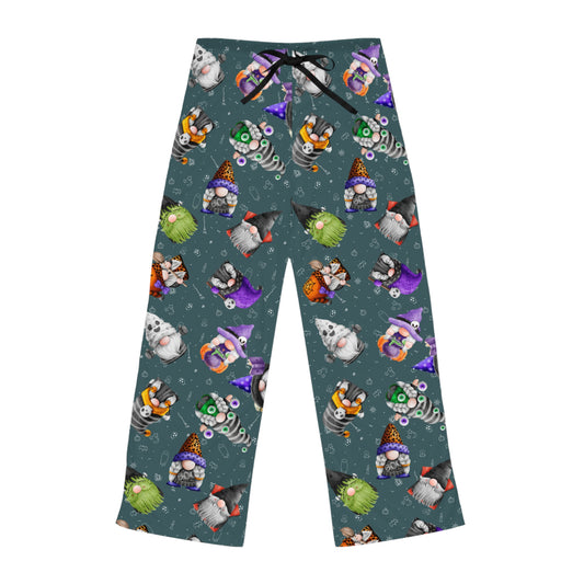 Gnome-o-ween Women's Pajama Pants - Cozy Halloween Sleepwear