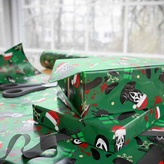 Horror Holidays (Green) | Nightmare Holiday | Wrapping Paper
