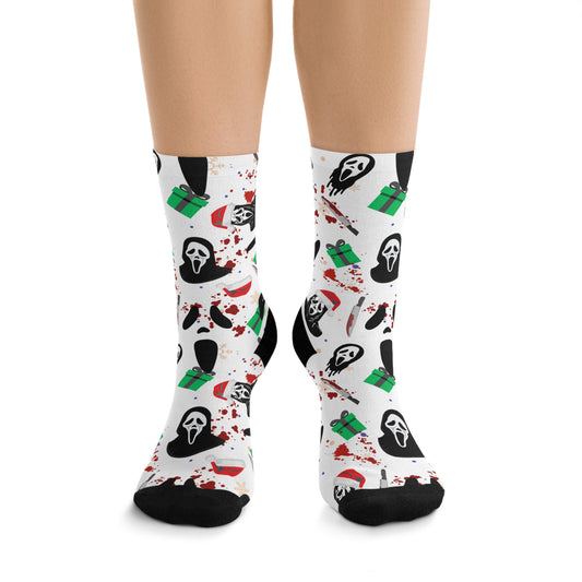 Horror Holidays | Recycled Poly Socks | Cozy and Scary