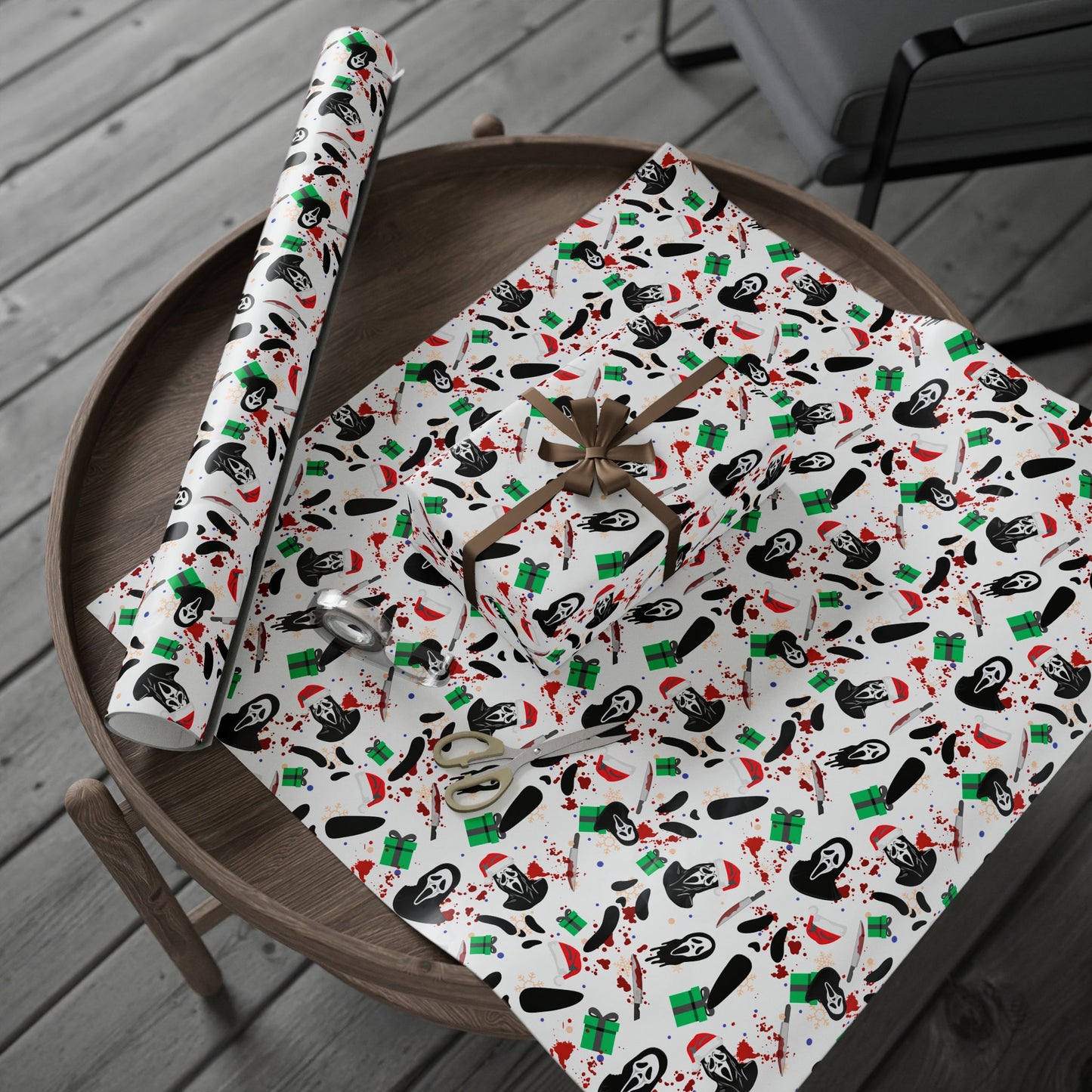 Horror Holidays (White) | Nightmare Holiday | Wrapping Paper