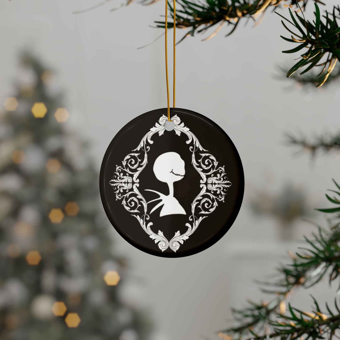 Skellington | Heirloom Ceramic Ornaments (1pc, 3pcs, 5pcs, 10pcs)
